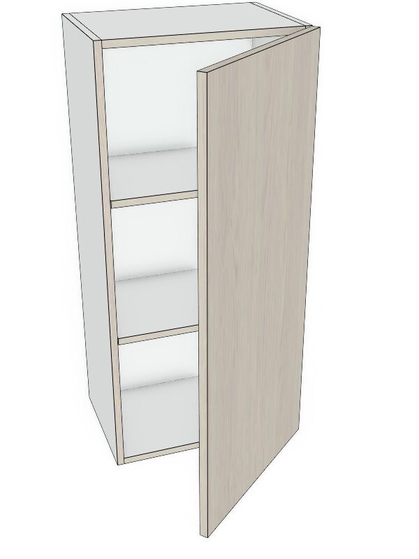 18x36 - Premium Slab, Soft Touch, Wall Cabinet -1 Door - Modern Frameless, Soft-Close, Assembled Kitchen Cabinet