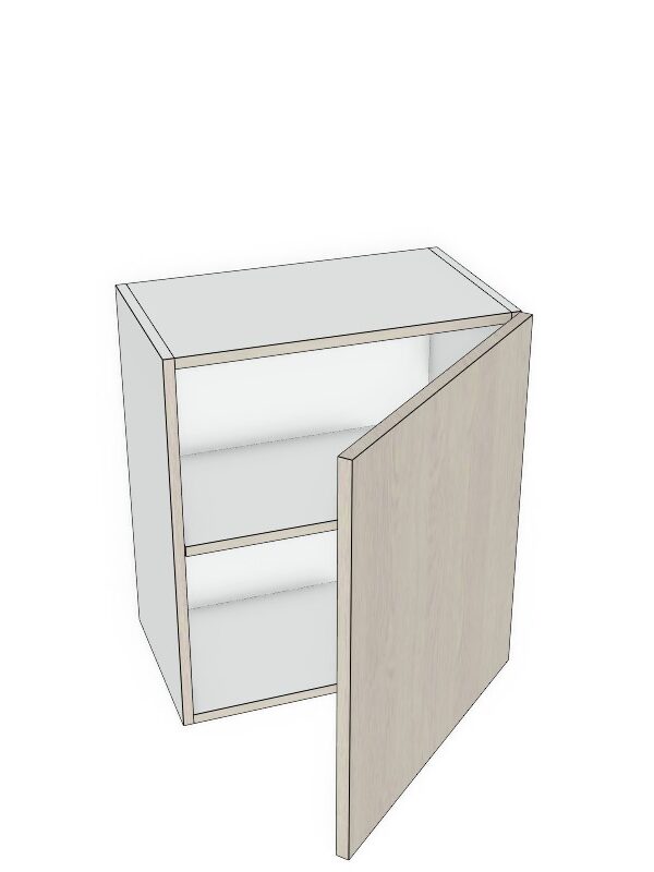 21x24 - Premium Slab, Soft Touch, Wall Cabinet -1 Door - Modern Frameless, Soft-Close, Assembled Kitchen Cabinet