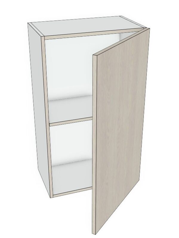 21x27- Premium Slab, Soft Touch, Wall Cabinet -1 Door - Modern Frameless, Soft-Close, Assembled Kitchen Cabinet