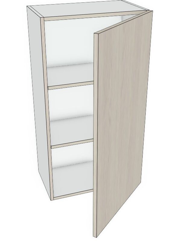 21x36 - Premium Slab, Soft Touch, Wall Cabinet -1 Door - Modern Frameless, Soft-Close, Assembled Kitchen Cabinet