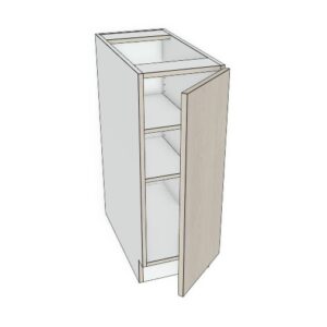 12x34 1/2 - Premium Slab, Soft Touch, Base Full Height Cabinet -1 Door - Modern Frameless, Soft-Close, Assembled Kitchen Cabinet