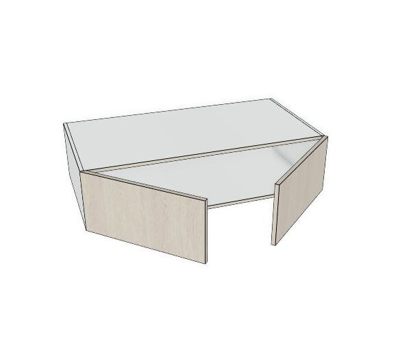 48x12x24 - Premium Slab, Soft Touch, Wall Fridge Cabinet - 2 Door- Modern Frameless, Soft-Close, Assembled Kitchen Cabinet