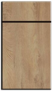 drift grey oak slab kitchen cabinet door