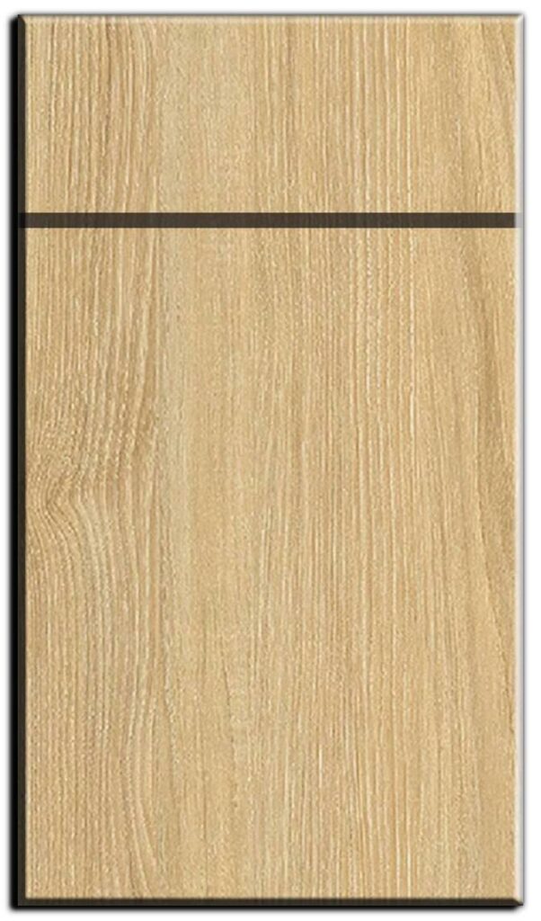Oak slab kitchen cabinet door Canada – Regal Oak Grain matte slab by Entire Cabinetry