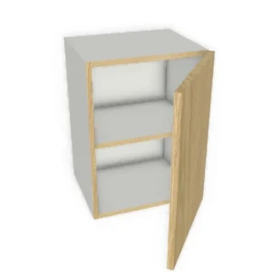 15"x21" Shaker, Alabaster, Wall Cabinet - 1 Door - Kitchen Cabinet