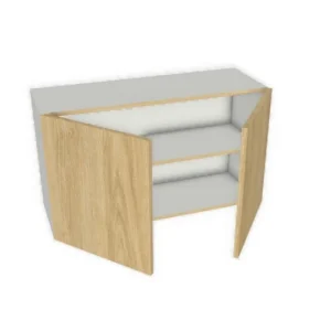 36"x21" Shaker, Alabaster, Wall Cabinet - 2 Door- Kitchen Cabinet