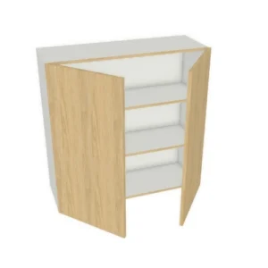 36"x36" Shaker, Alabaster, Wall Cabinet - 2 Door- Kitchen Cabinet