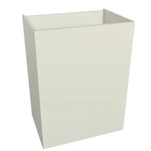 42"x42" Beveled Shaker Flat Panel Wood Range Hood - Simply White | Assembled